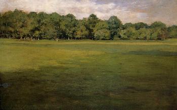 William Merritt Chase : Prospect Park aka Croquet Lawn Prospect Park